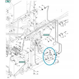 Hydraulic valve new holland tc 87536388 cnh