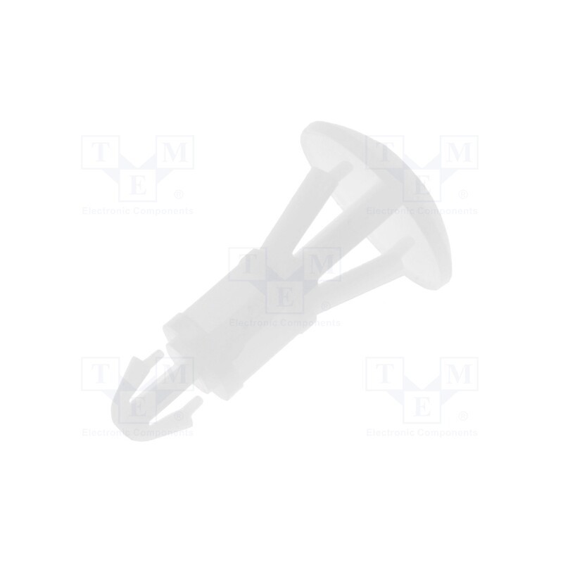 10 pcs x FIX&FASTEN - FIX-RCC-10 - Assembly stud, polyamide, L: 10mm, snap fastener, natural, UL94V-2