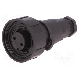 1 pcs x BULGIN - PX0736/S - Connector: circular, plug, female, PIN: 2, Standard Buccaneer®