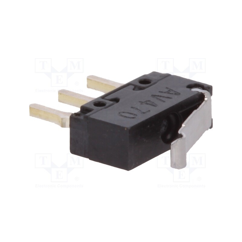 1 pcs x PANASONIC - AV4444 - Microswitch SNAP ACTION, 0.5A/30VDC, SPDT, Rcont max: 200mΩ, IP40
