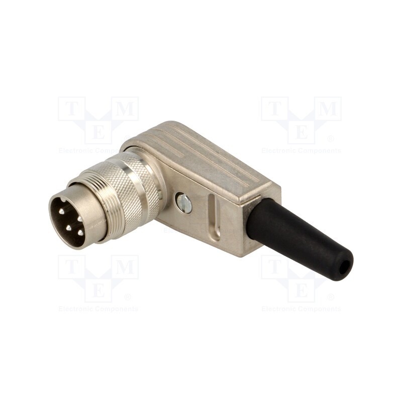 1 pcs x AMPHENOL - T3300005U - Connector: M16, plug, male, soldering, for cable, PIN: 4, 5A, 300V