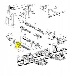 Kemper Claas Jaguar Org LCA68445 68445 Forks