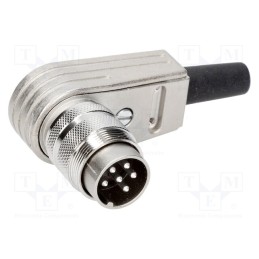 1 pcs x AMPHENOL - T3400005U - Connector: M16, plug, male, soldering, for cable, PIN: 6, 5A, 300V