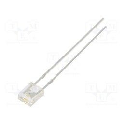 1 pcs x OPTOSUPPLY - OSM5DK7YA1B - LED, rectangular, 2x4x5mm, white warm, 1120÷1560mcd, 100°, 20mA