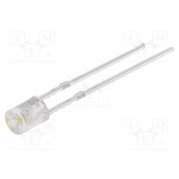 1 pcs x OPTOSUPPLY - OSW54K3FE1F - LED, 3mm, white cold, 250÷330mcd, 140°, Front: recessed, 2.7÷3.2V