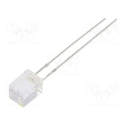 1 pcs x OPTOSUPPLY - OSW5DK7NE1B - LED, rectangular, 5x5x7mm, white cold, 1560÷1800mcd, 140°, 20mA