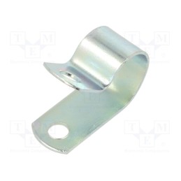 10 pcs x KEYSTONE - 8105 - Fixing clamp, Cable P-clips, ØBundle : 12.7mm, W: 12.7mm, steel