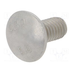 10 pcs x OBO BETTERMANN - FRSB 6X12 F - Screw, with flange nut, M6x12, 1, Head: button, steel, zinc
