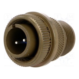 1 pcs x AMPHENOL - 97-3106A-14S-9P - Connector: circular, size 14S, 97, aluminium alloy, olive, plug