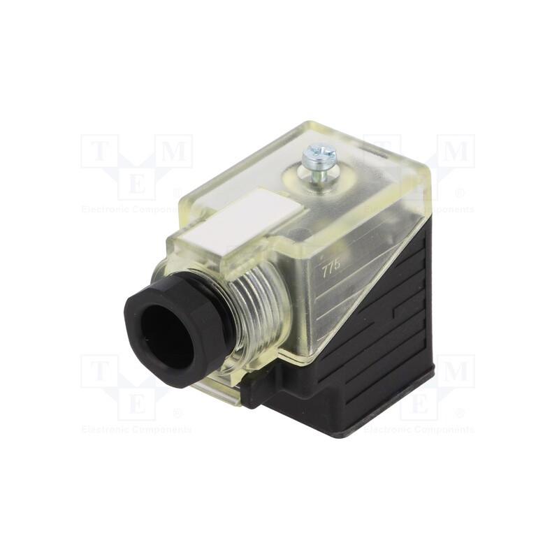 1 pcs x MURR ELEKTRONIK - 7000-29521-0000000 - Connector: valve connector, plug, form A, 18mm, female, PIN: 3, 2+PE