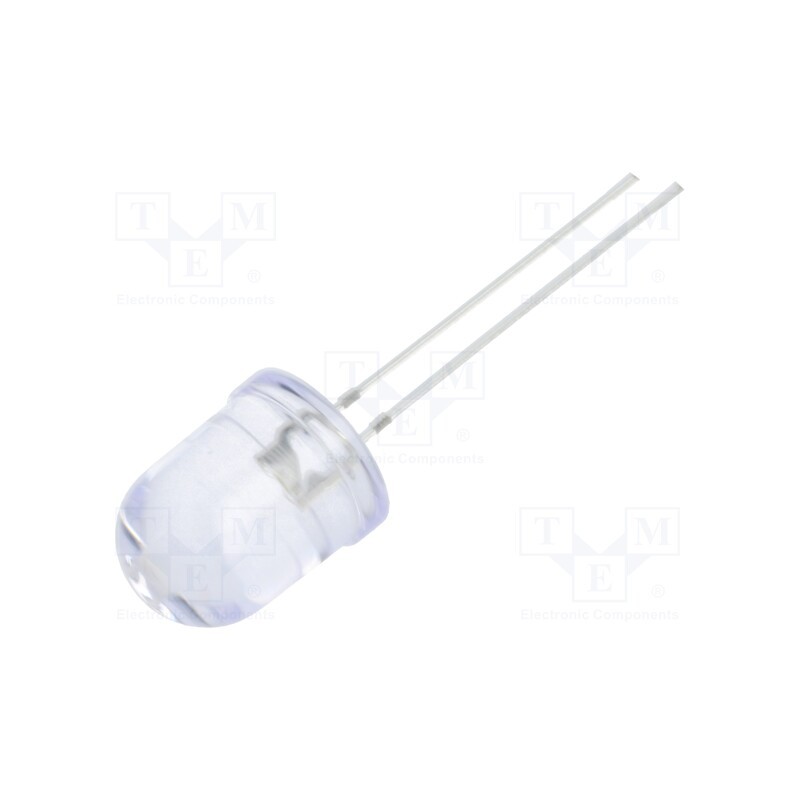 1 pcs x OPTOSUPPLY - OSWWD2A131A - LED, 10mm, white, 8400÷10000mcd, 30°, Front: convex, 2.9÷3.4V, 102mW