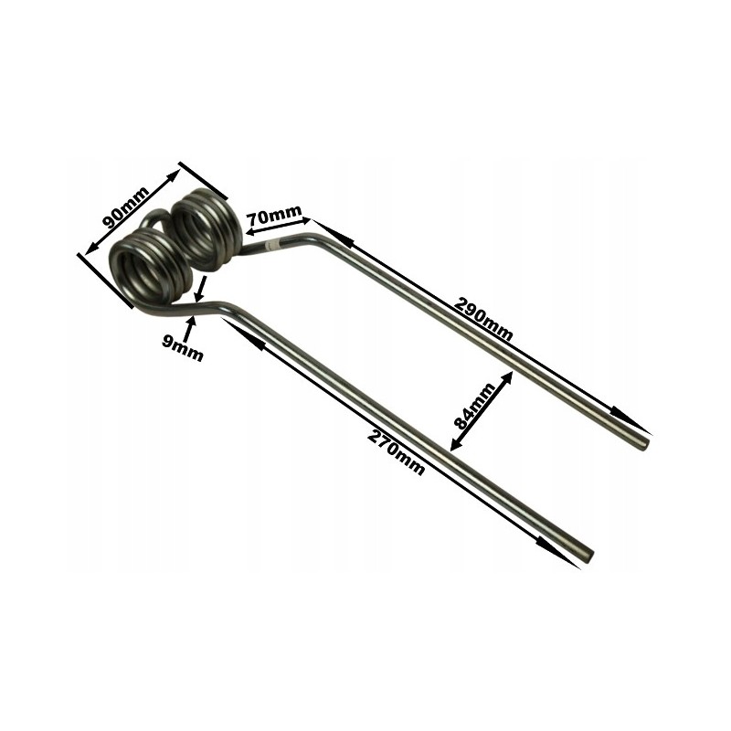 Claas rake spring left 902483 0