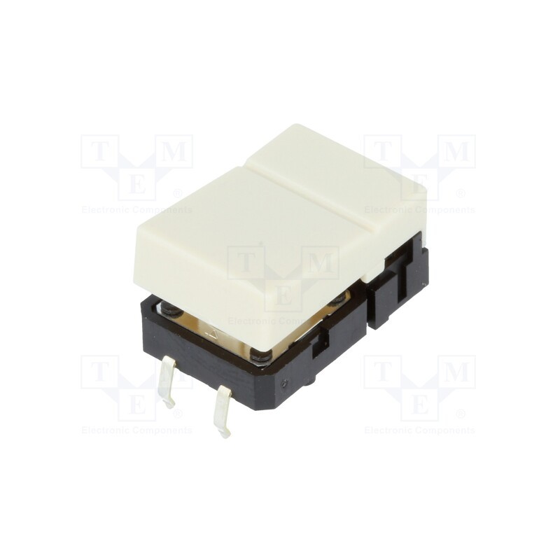 1 pcs x OMRON OCB - B3J-1000 - Switch: keypad, Pos: 2, SPST-NO, 0.05A/24VDC, ivory, none, THT, 1.27N