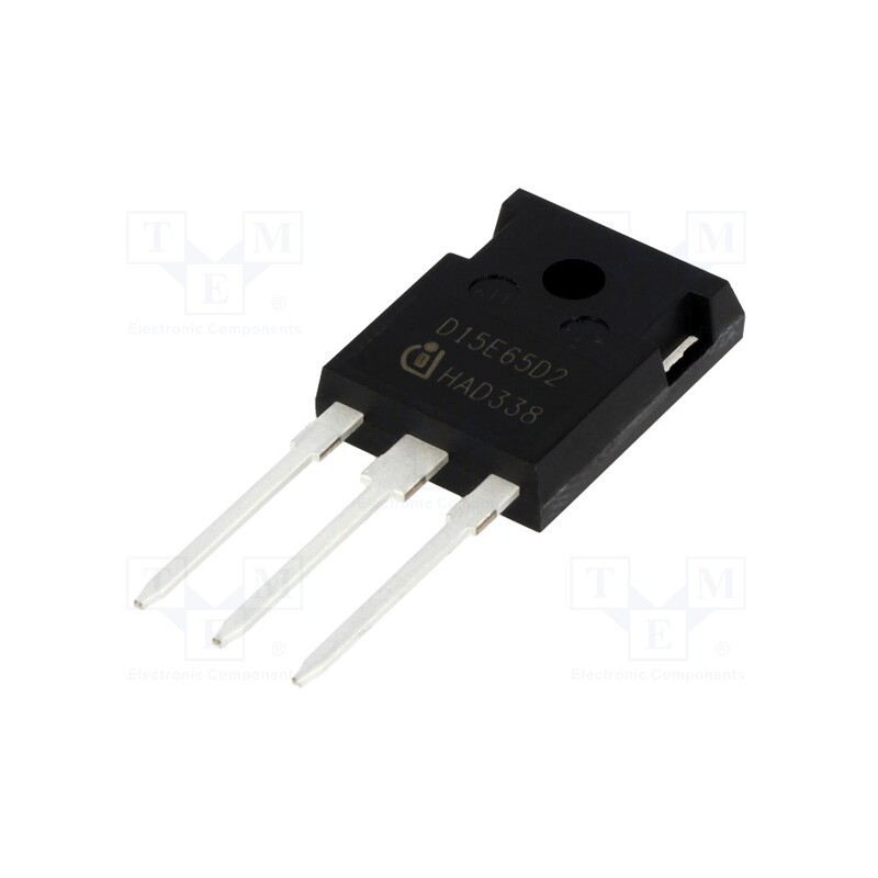 1 pcs x INFINEON TECHNOLOGIES - IDW15E65D2FKSA1 - Diode: rectifying, THT, 650V, 30A, , TO247-3
