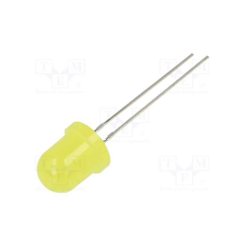 1 pcs x OPTOSUPPLY - OSY58164A-VV - LED, 8mm, yellow, 150mcd, 60°, Front: convex, 2.5÷15V, No.of term: 2