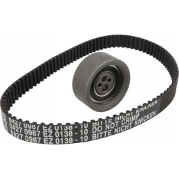 Timed belt with roller