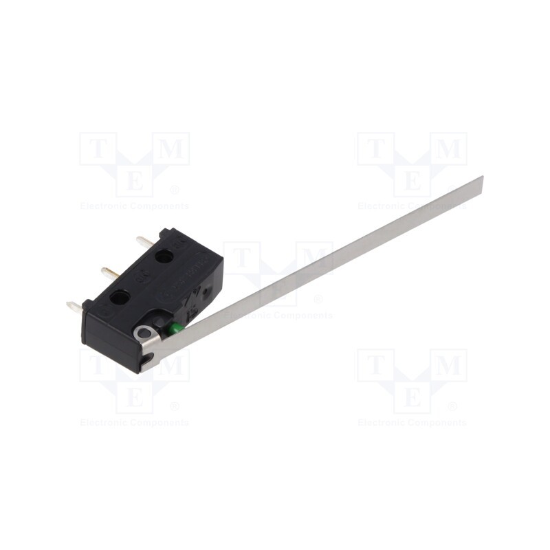 1 pcs x ZF - DB3C-C1LD - Microswitch SNAP ACTION, 0.1A/250VAC, with lever, SPDT, ON-(ON)