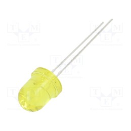 1 pcs x OPTOSUPPLY - OSY58133A-VV - LED, 8mm, yellow, 4200mcd, 30°, Front: convex, 2.5÷15V, No.of term: 2