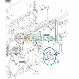 New Holland TC 87536388 hydraulic valve