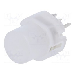 1 pcs x C&K - D6RLRDF1 LFS - Switch: push-button, Pos: 2, SPST-NO, 0.01A/35VDC, LED, red, THT