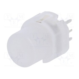 1 pcs x C&K - D6RLYEF1 LFS - Switch: push-button, Pos: 2, SPST-NO, 0.01A/35VDC, LED, yellow, THT