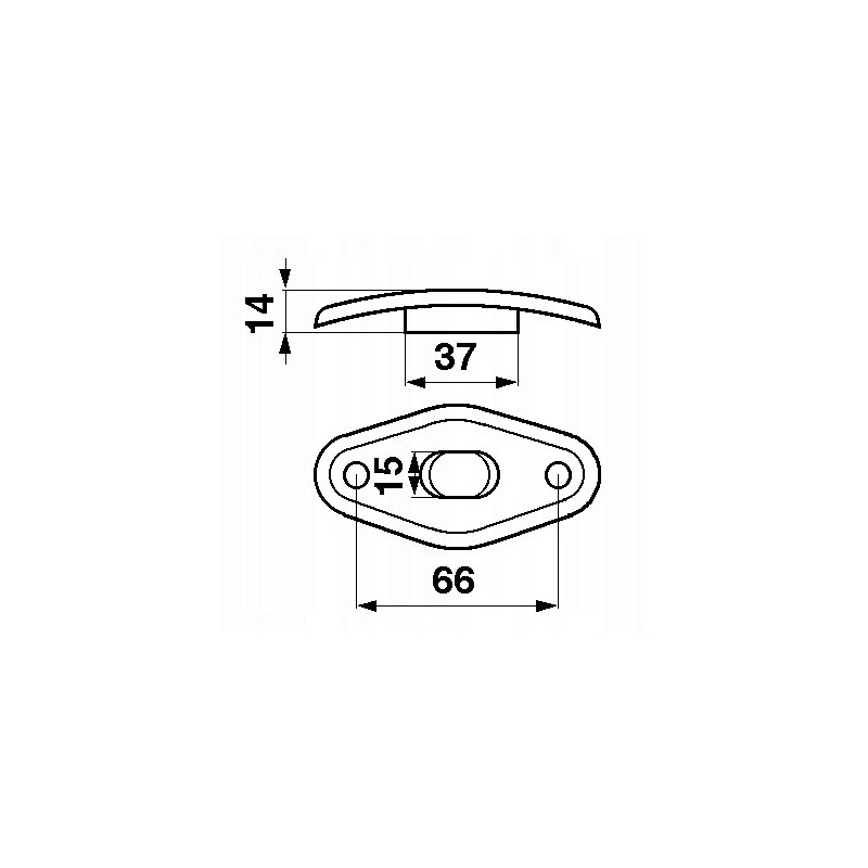 Plastic finger slide massey ferguson 264067m1