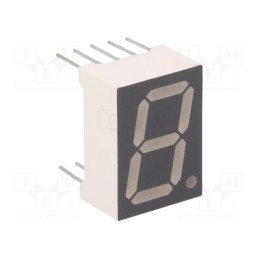 1 pcs x FORYARD - FYS-5613AUHR-21 - Display: LED, 7-segment, 14.2mm, 0.56', No.char: 1, red, 30÷60mcd