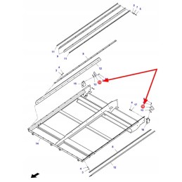 7062931m1 grain pan sealing insert