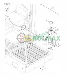 New Holland TC 47435357 windshield washer fluid reservoir
