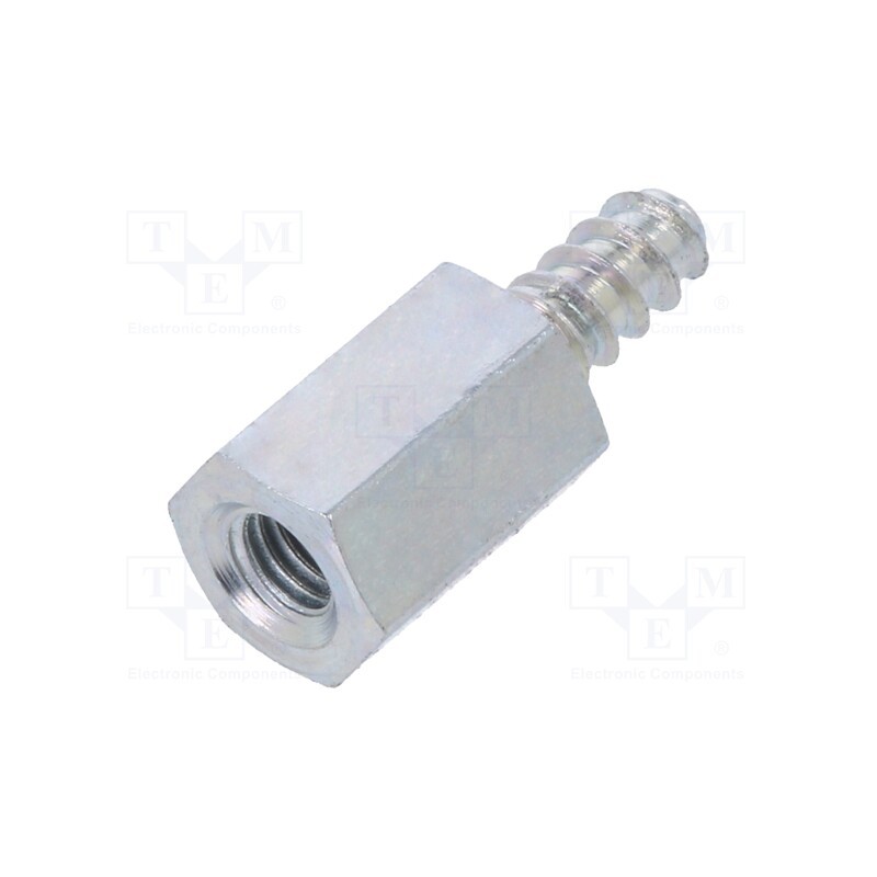 10 pcs x DREMEC - 224ST2.9X08 - Screwed spacer sleeve, 8mm, Int.thread: M3, Ext.thread: ST2,9
