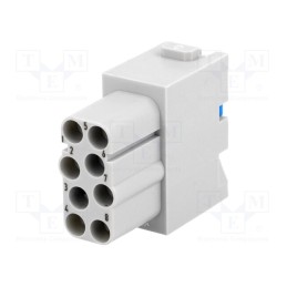 1 pcs x HARTING - 9140082733 - Connector: HDC, module, female, Han-Modular®, PIN: 8, 16A, 400V