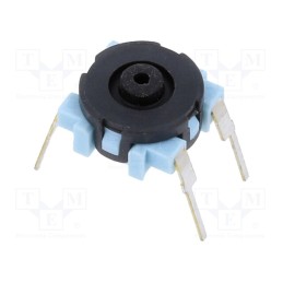 1 pcs x KNITTER-SWITCH - TMP 1-1 - Microswitch TACT, SPST-NC, Pos: 2, 0.02A/50VDC, PCB,THT, none, 4.5N