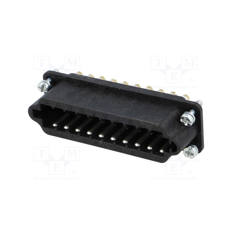1 pcs x HARTING - 9700202622 - Connector: HDC, contact insert, female, Staf®, PIN: 20, size 16A