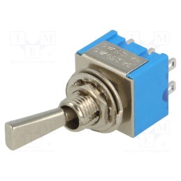 1 pcs x - TSM202F1 - Switch: toggle, Pos: 2, DPDT, ON-ON, 3A/250VAC, Leads: for soldering