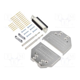 1 pcs x ENCITECH - 6355-0079-13 - D-Sub, PIN: 25, plug, female, crimped, for cable, Type: shielded