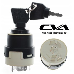 Ignition switch with keys for JCB backhoe loader