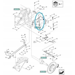 New Holland CSX CX 87338235 cnh actuator