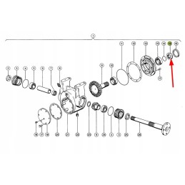 669608 1 rotor drive gear nut