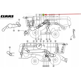 667452 1 composite V-belt 6b x 3250 lp