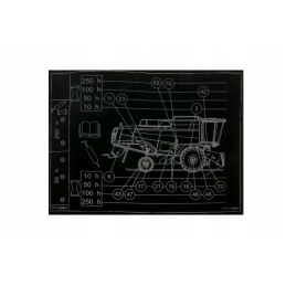 7111149m1 sticker right, lubrication points