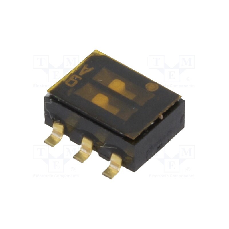 1 pcs x Nidec Copal Electronics - CAS-D20B - Switch: slide, Pos: 2, SPDT, 0.1A/6VDC, ON-ON, SMT, Leads: straight