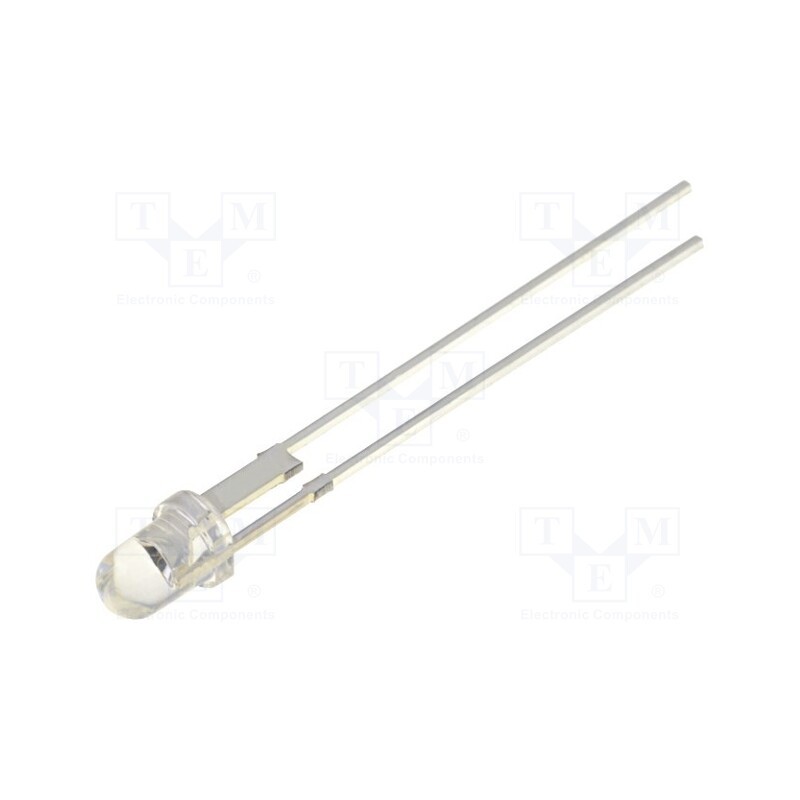 1 pcs x OPTOSUPPLY - OSY6CA3131P - LED, 3mm, gold, 22000÷25000mcd, 30°, Front: convex, 2÷2.8V