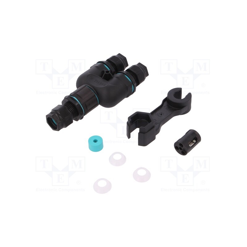1 pcs x TECHNO - THR.399.S3C - Connector: AC supply, screw terminal, TH399, 6÷13.5mm, 0.5÷1.5mm2