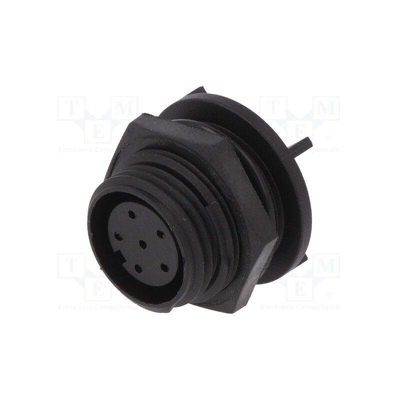 1 pcs x BULGIN - PX0413/06S/PC - Connector: circular, socket, female, PIN: 6, Buccaneer 400, IP68