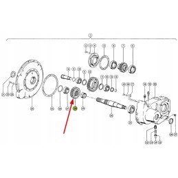 669327 0 transfer gear gear z33