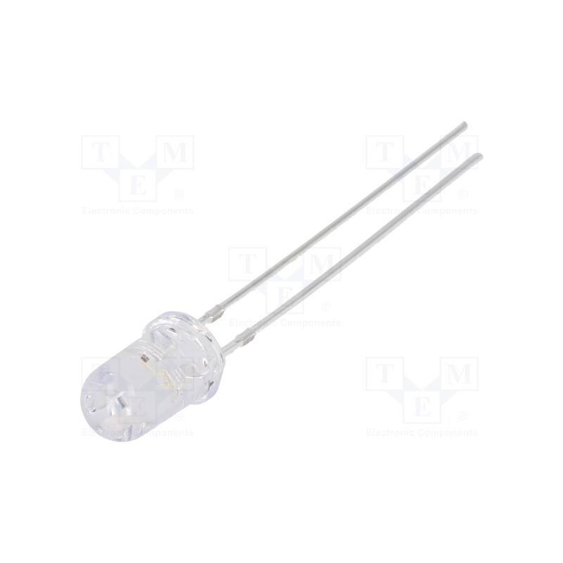 1 pcs x OPTOSUPPLY - OSRBP25111A - LED, 5mm, red/blue, 15°, Front: convex, 1.8÷2.6/2.7÷3.4V, -30÷85°C