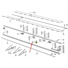 611203 1 scythe blade, top grooved