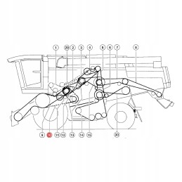 V-belt claas 667551 1 gates 1402587d