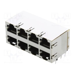 1 pcs x TE Connectivity - 5569262-1 - STK MJ ASSY,8POS,2X4,SHLD,CAT5