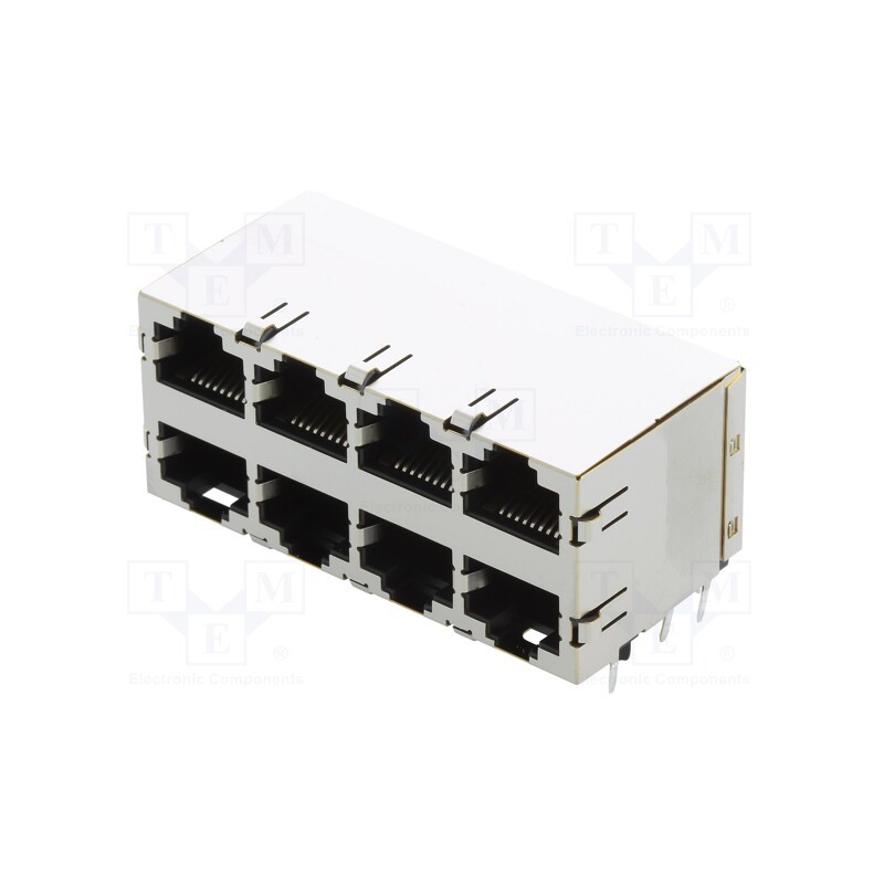 1 pcs x TE Connectivity - 5569262-1 - STK MJ ASSY,8POS,2X4,SHLD,CAT5